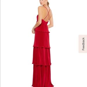 Ieena for Macduggal red formal NEW!